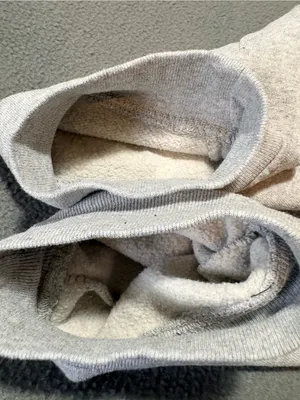 Women's Light Gray Drawstring Jogger Pants Size M thumbnail 5
