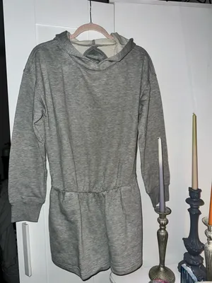 NWT FP Movement Such A Flirt Romper in Heather Grey $98 Retail thumbnail 7