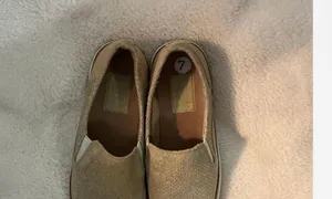 UGG Adley Perf Stardust Leather Sneaker Comfort Slip-On Shoe Gold Women US7 thumbnail 2