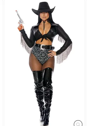 Sexy Cowgirl Costume thumbnail 2