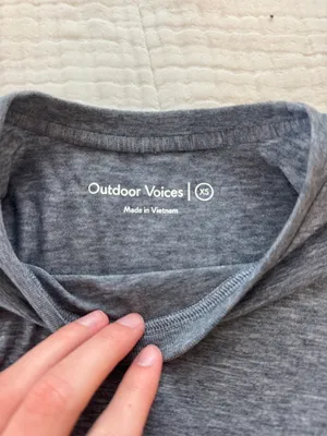 Grey Outdoor Voices Tee thumbnail 2