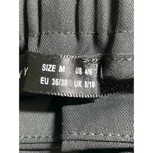 Sassy Zoey Women's Black High Waisted Pleated Wide Leg Trousers Dress Pants Sz M thumbnail 6