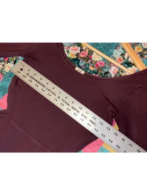 Garage Fit & Flare Mini Dress Women's M Long Sleeve Medium thumbnail 9