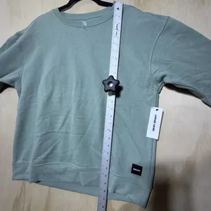 DKNY Sport Sweatshirt Womens Large Green Crewneck‎ Pullover NWT Casual thumbnail 7