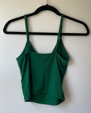 Forever 21 Green Crop Top thumbnail 2