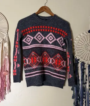 J.Crew Fair Isle Knit Sweater Size XXS thumbnail 1