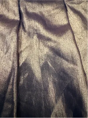 Free People "Le Melange" Metallic Gold Paperbag Trousers Size S (18” waist) thumbnail 6