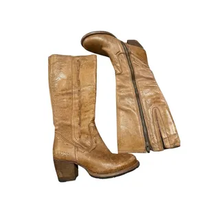 Bed | Stu Fate Tall Distressed Leather Cobbler Series Boots Women's Sz. 6 thumbnail 6