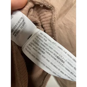 NEW Abercrombie & Fitch Womens Tan Ribbed Balloon Sleeve Blouse Size Large thumbnail 4
