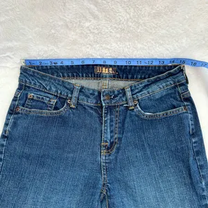 Bitten by Sarah Jessica Parker Blue Flare Wide Leg Jeans thumbnail 5