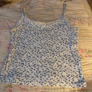Brandy Melville Blue Floral Camisole thumbnail 1