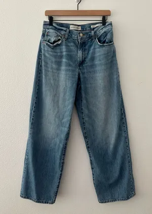 Aritzia denim forum the 90s Winona lo rise wide leg jeans thumbnail 1