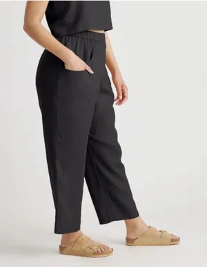 Quince 100% European Linen Tapered Ankle Pants Size XL thumbnail 1