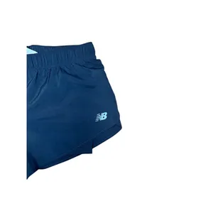New Balance Womens Running Shorts Navy Blue Built-In Brief Lined Size M thumbnail 4