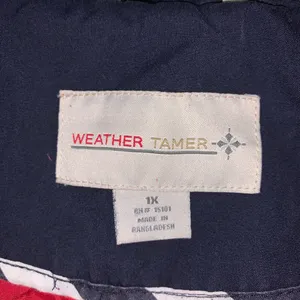 Weather Tamer red hooded jacket size 1X full zipper thumbnail 5