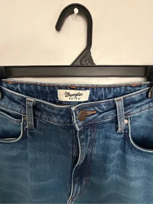 Wrangler Retro Womens Medium Wash High Rise Bootcut Stretch Jeans Sz 31x36(A894) thumbnail 7