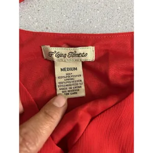 Flying Tomato Strappy Ruffle Maxi Dress Red Size Medium Cocktail Formal Sundress thumbnail 5