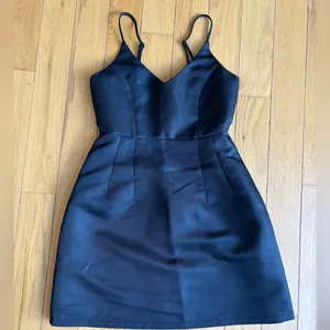 Lulus Irresistible Charms Black Going Out Spaghetti Strap Dress size XS thumbnail 2