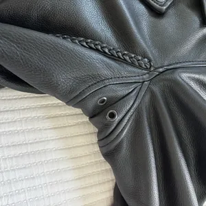 First Classics Leather Women's Black Leather Motorcycle Jacket Insulated Size L thumbnail 10