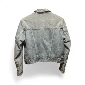 Zara Sherpa Lined Denim Jacket - Size S thumbnail 5