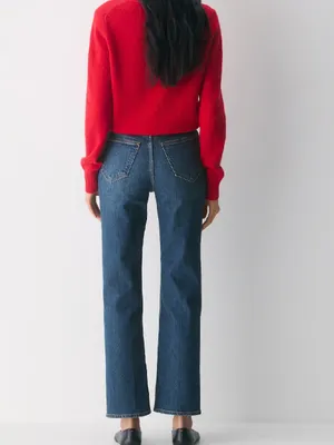 Aritzia Denim Forum The Arlo High Rise Straight Jeans thumbnail 6