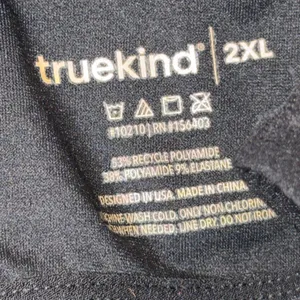 Truekind Black Wireless Bra 2XL Size XXL thumbnail 6