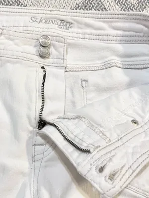 ST. JOHN’S BAY White Denim Bermuda Shorts 10 thumbnail 3