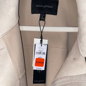 Tan Vegan Suede Jacket thumbnail 2