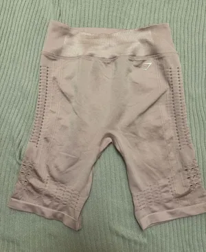 Gymshark Dusty Pink Seamless High-Waist Biker Shorts thumbnail 1