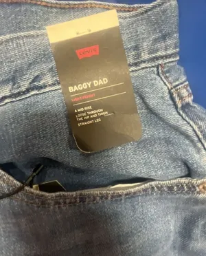 Levi's Baggy Dad Women's Blue Denim Jeans thumbnail 5