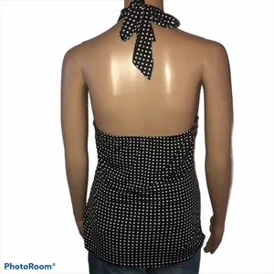 Moda International polka dot halter top thumbnail 2