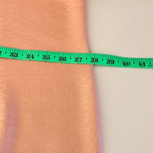 Nine West Peach Jacquard Zigzag Rayon Wrap Scarf with Eyelash Fringe‎ thumbnail 6