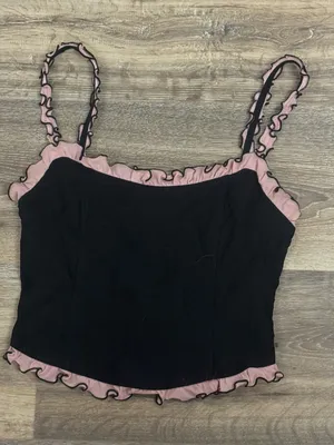 Motel Rocks Idalia Corset Ruffle Top Women’s Small thumbnail 2