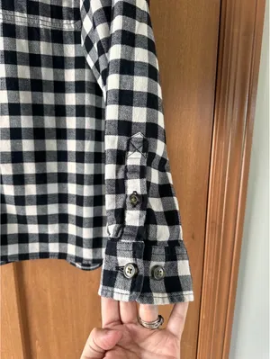 Carhartt Women’s Rugged Flex Loose Midweight Flannel Long Sleeve Plaid Shirt XL thumbnail 4