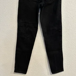 Vintage Levi’s 512 Tapered High Waisted Black Cotton Denim Jeans 3 USA thumbnail 5