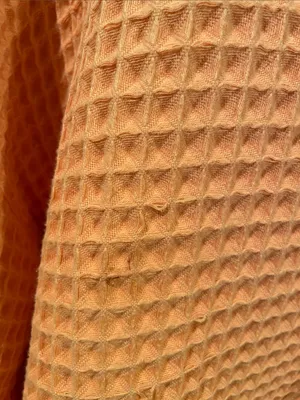 BDG Orange Waffle-Knit Utility Shacket thumbnail 5