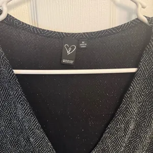 Windsor Black Metallic Ruched Mini Dress thumbnail 4