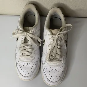 Nike Court Vision Low Womens Sz 9 White Desert Leopard Swoosh Shoes Sneakers thumbnail 5