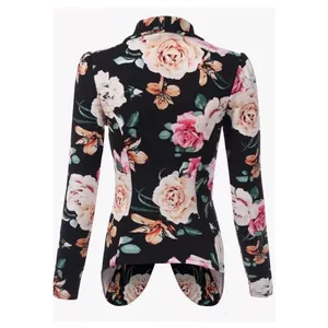 DOUBLJU Lightweight Thin‎ 3/4 Sleeve Open Front Blazer Business Casual - Size 1X thumbnail 3
