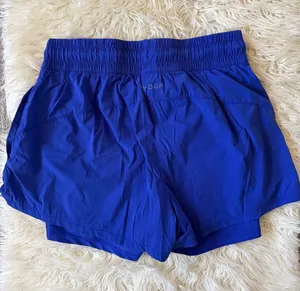 Spyder Active Woven Lined Athletic Shorts Blue thumbnail 1