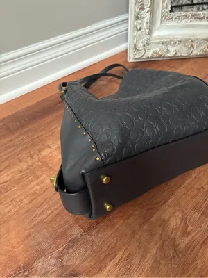 Coach Edie Shoulder Bag 31 In Signature Leather With Rivets thumbnail 14