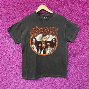 Aerosmith Toys in Attic Promo Tour Poster Rock Band Tee S/M thumbnail 1