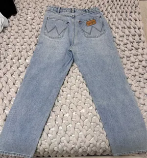 Billabong x Wrangler Straight Leg Light Wash Jeans 27 thumbnail 2
