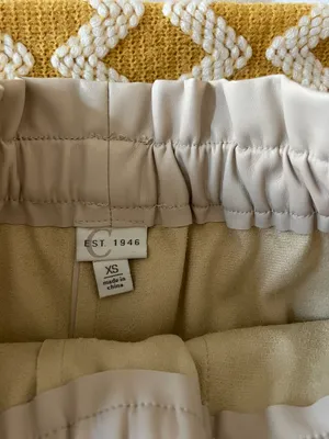 Est. 1946 Tan Leather Shorts thumbnail 6
