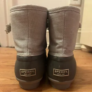 BRAND NEW sperry grey winter boots thumbnail 3