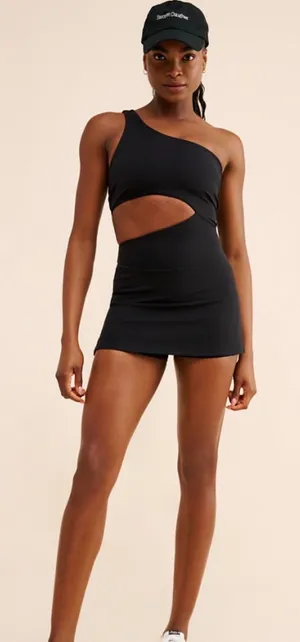 FP Movement Black Romper dress thumbnail 1