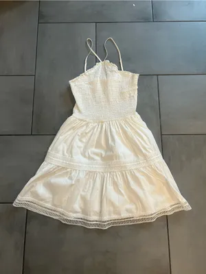 Altar’d State Malani Halter Dress in White thumbnail 2
