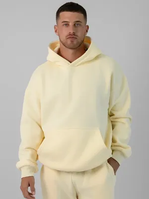Comfrt Small Signature Hoodie in Buttercream thumbnail 2
