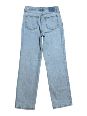 Abercrombie & fitch the 90s straight ultra high rise size 8/29 light wash thumbnail 4
