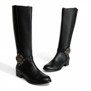 Tory Burch Womens‎ Leather Amanda Tall Riding Boots Size 7 Black Equestrian thumbnail 6